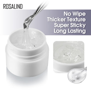 Rosalind 5ml No Wipe Nail Gel Rhinestone Strong Adhesive Glue